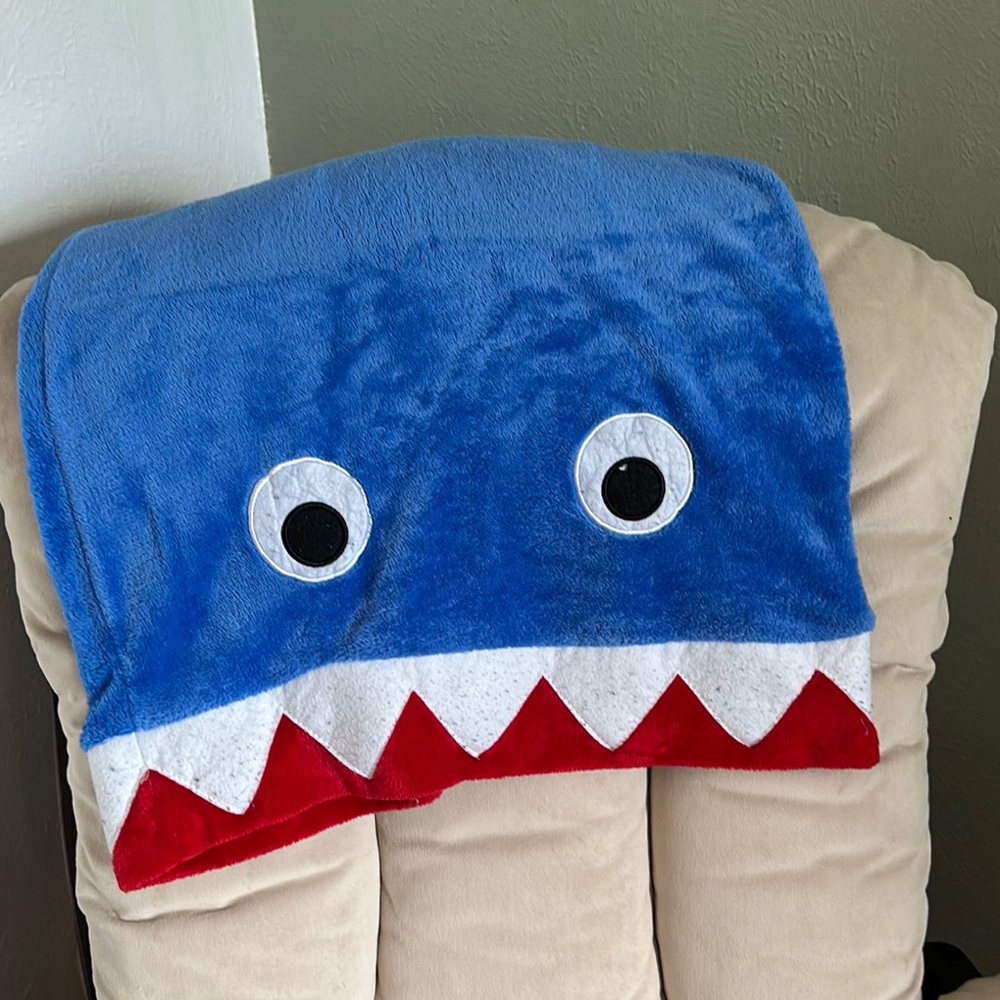 Blue Shark Blanket/Sleeping Bag